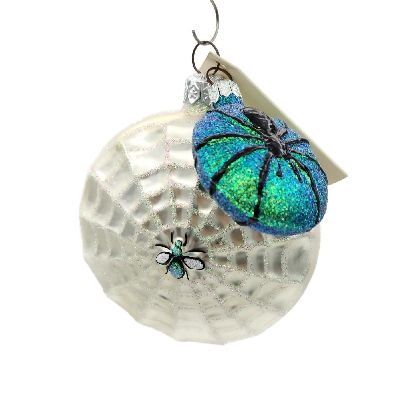Patricia Breen Victorian Spider and Web Pearl Halloween Christmas Tree Ornament