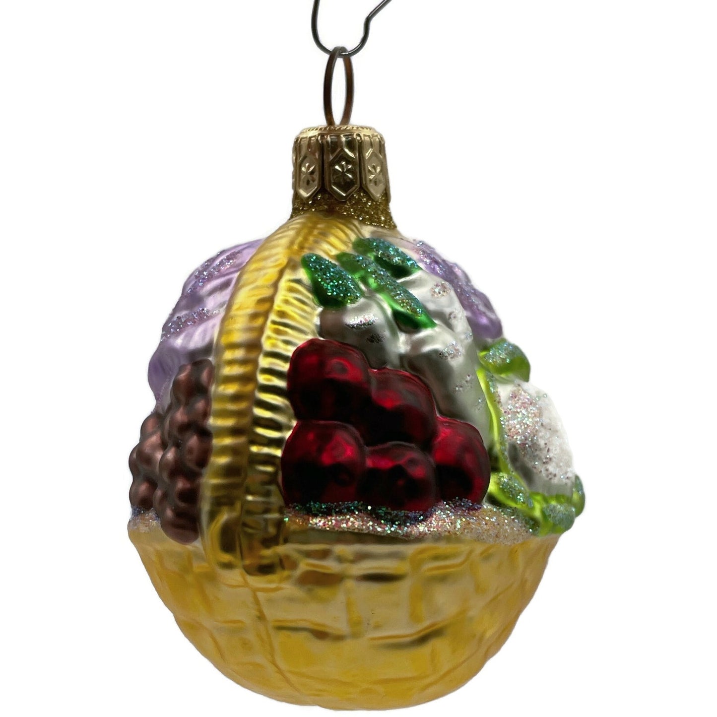 Patricia Breen Winter Vegetable Basket Gold Fall Christmas Holiday Tree Ornament