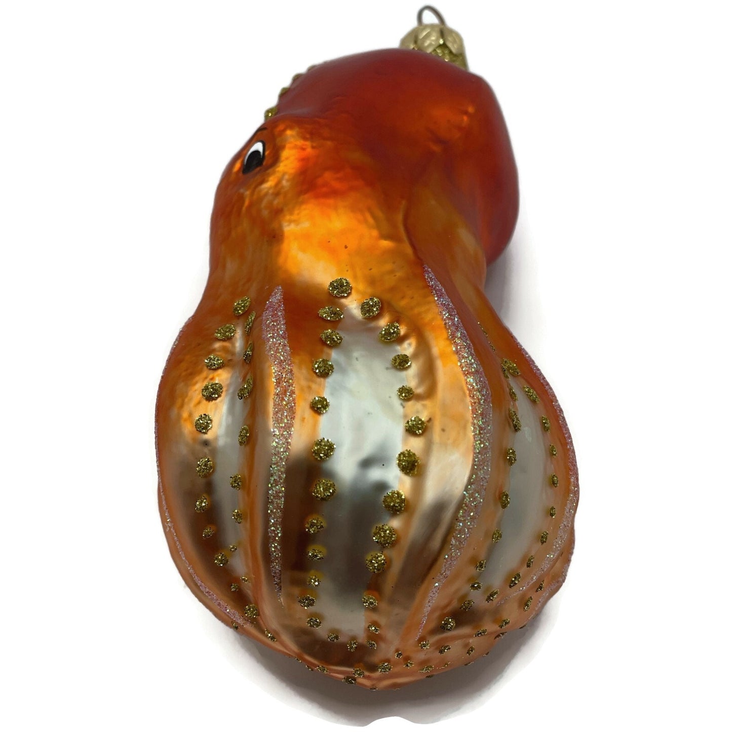 Patricia Breen Olivier Octopus Orange Nautical Spring Christmas Tree Ornament