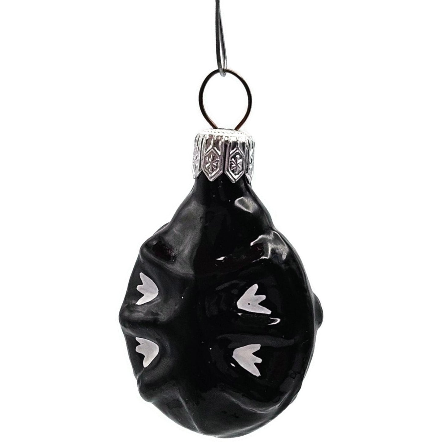 Patricia Breen Ladybug Black White Polka Dots Spring Christmas Tree Ornament