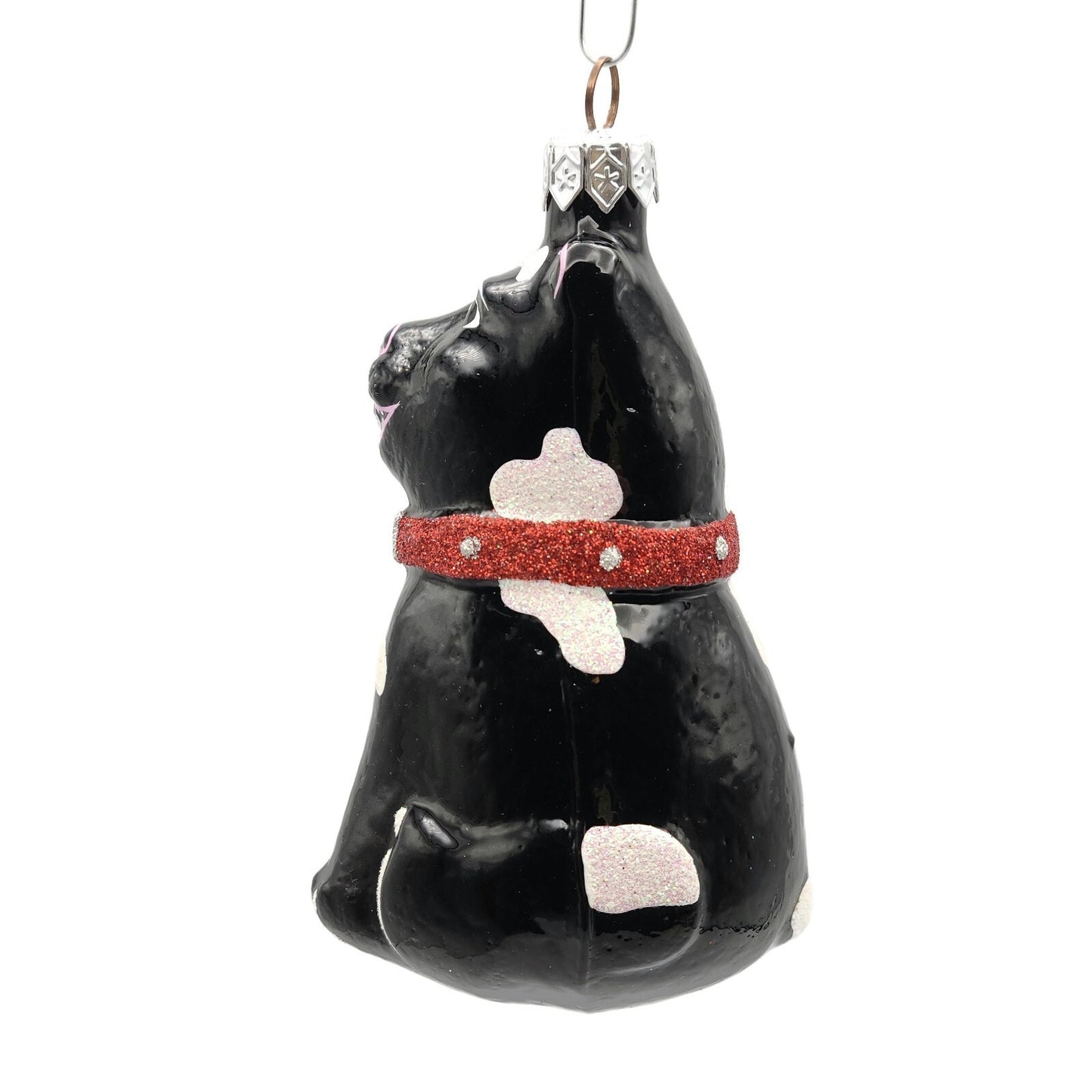 Patricia Breen Laughing Dog Black Fangs Hey Diddle Diddle Christmas Ornament
