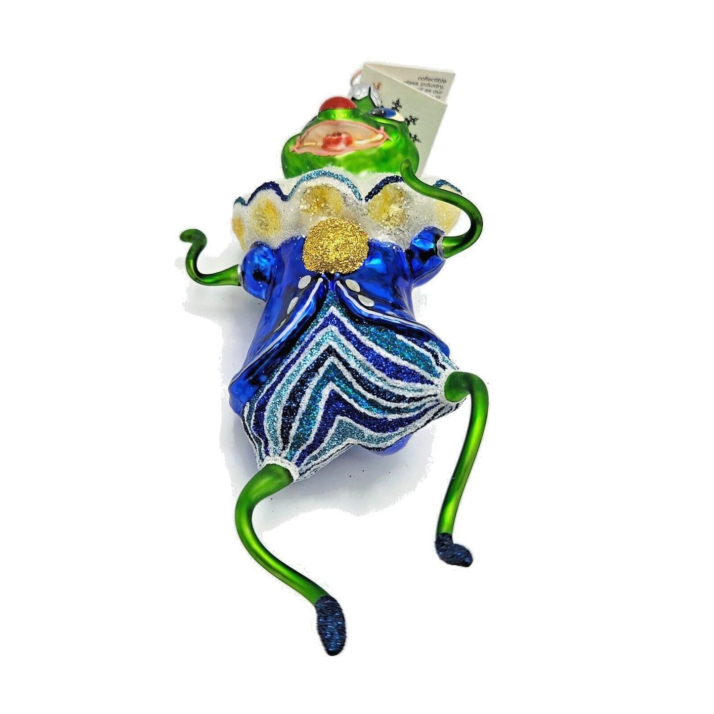 Slavic Treasures Jumping Jester Frog Halloween Christmas Tree Ornament 00402AFB