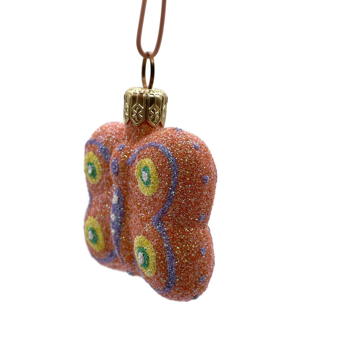 Patricia Breen Butterfly Peach Insect Bug Spring Holiday Christmas Tree Ornament