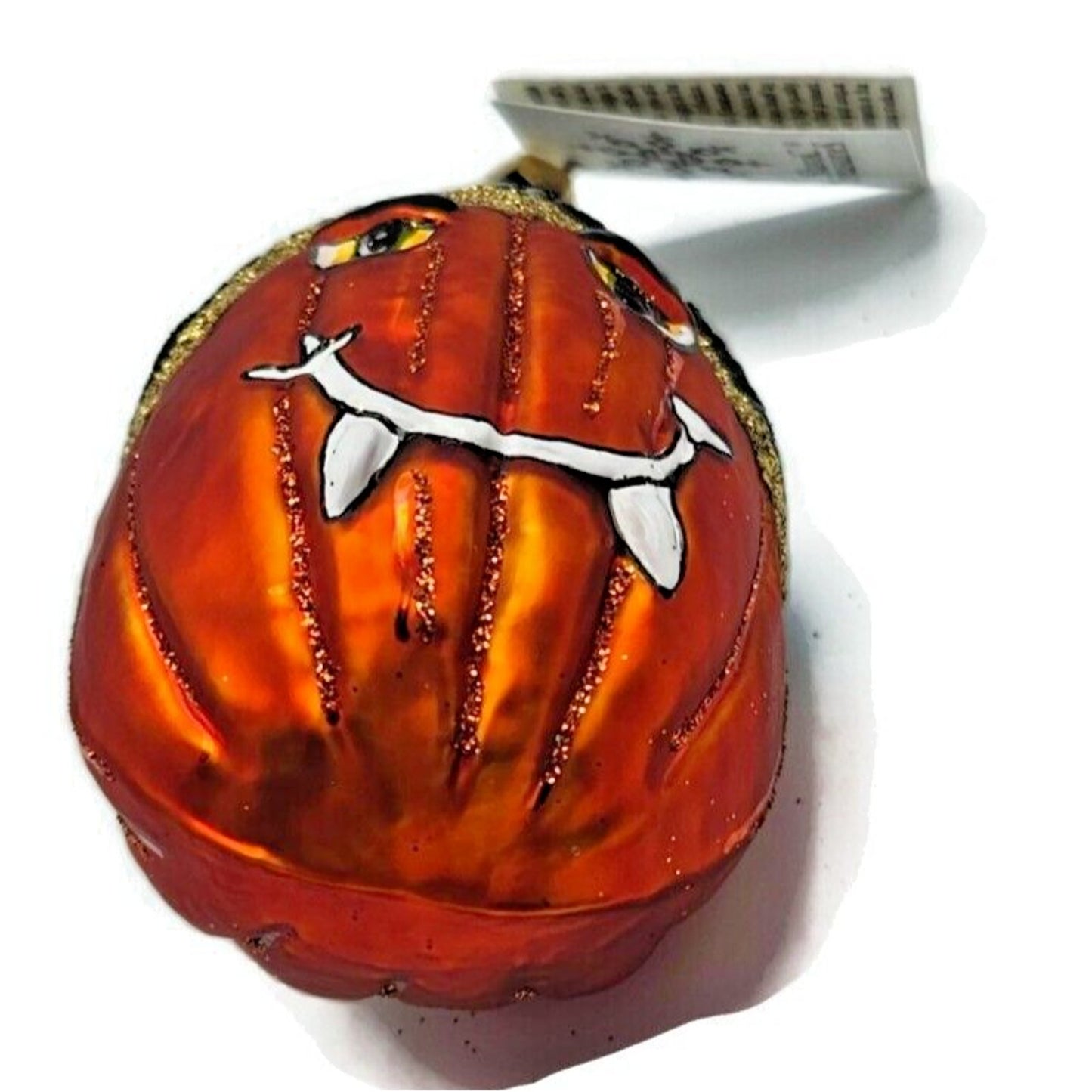 Slavic Treasures Count Pumpkula Bat Orange Halloween Christmas Ornament 00-275-A