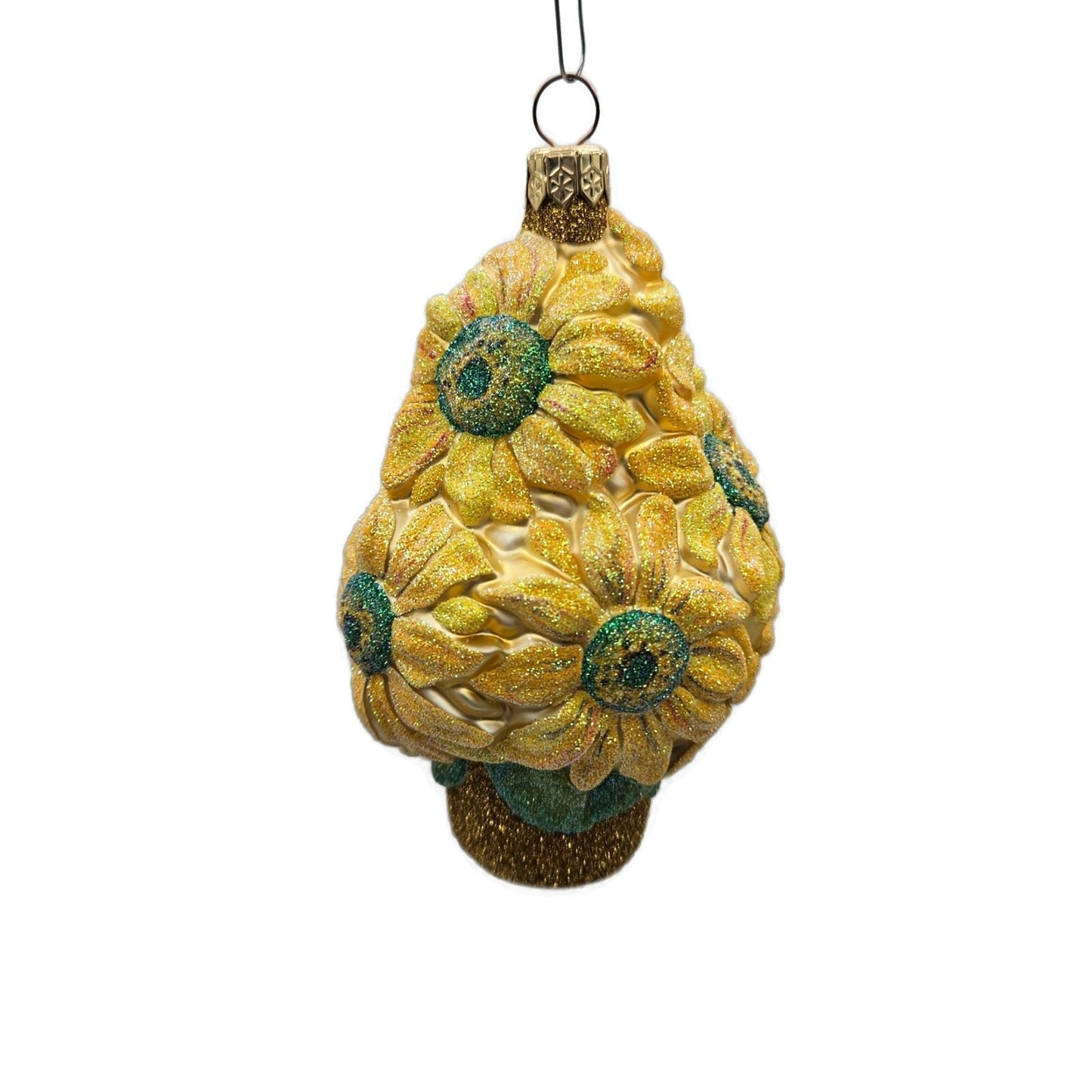 Patricia Breen Sunflower Topiary Yellow Art Floral Spring Christmas Ornament