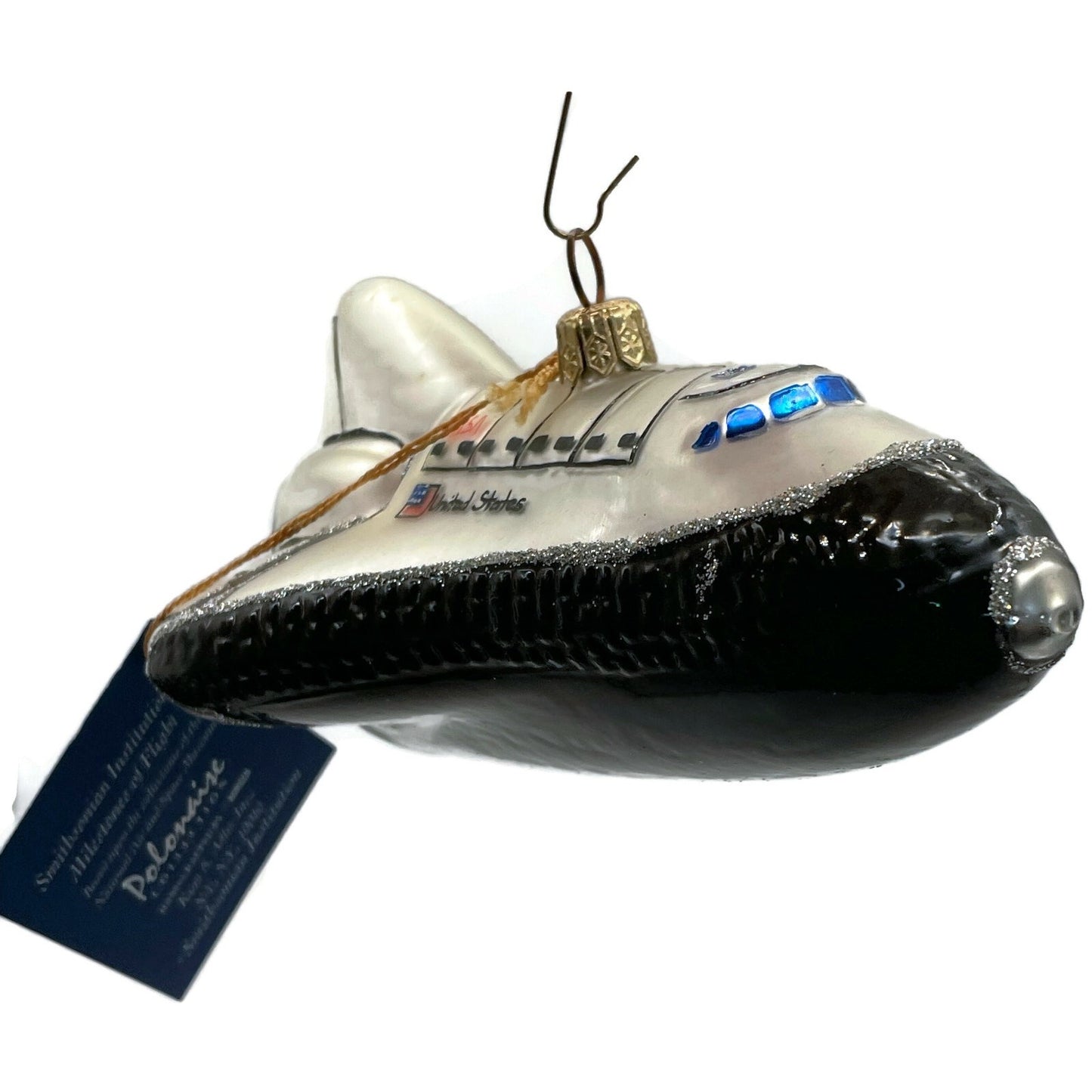 Space Shuttle Christmas Ornament Polonaise Smithsonian Institute Kurt S Adler