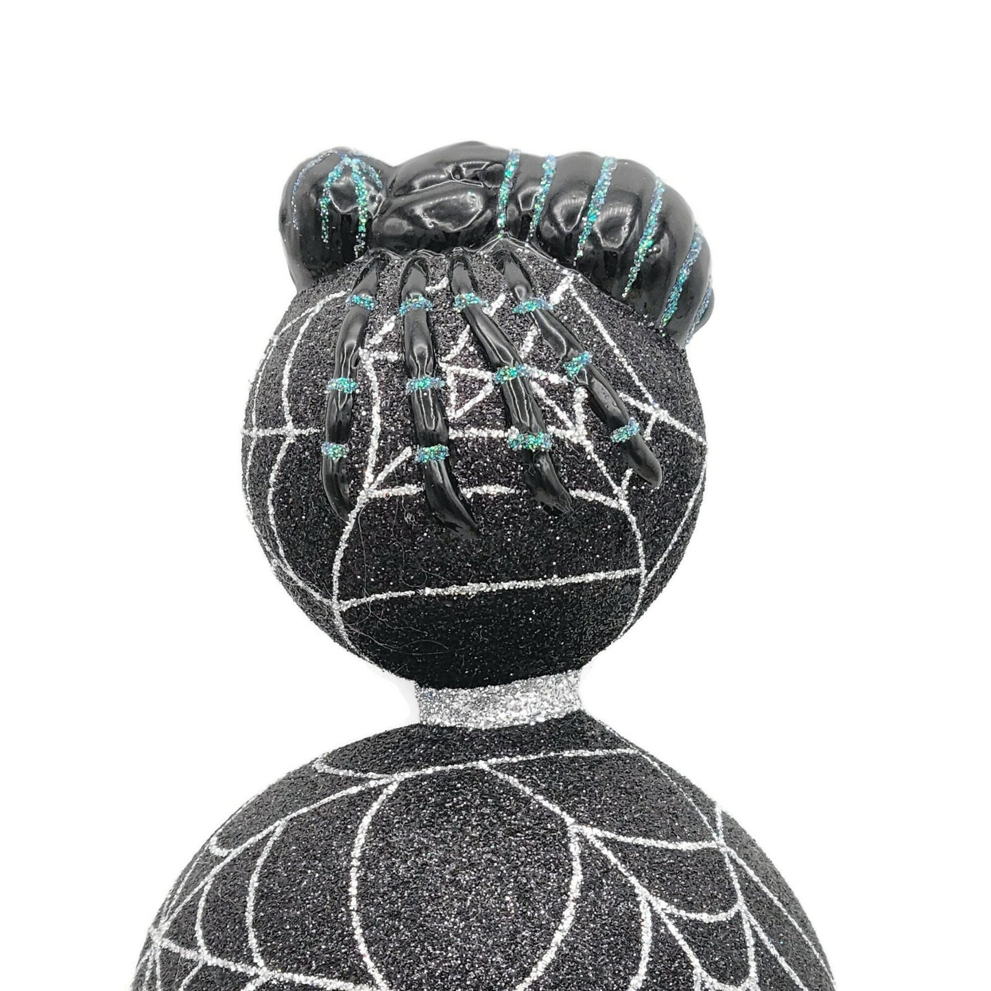 Patricia Breen Web Master Black Spider Web Finial Halloween Holiday Tree Topper