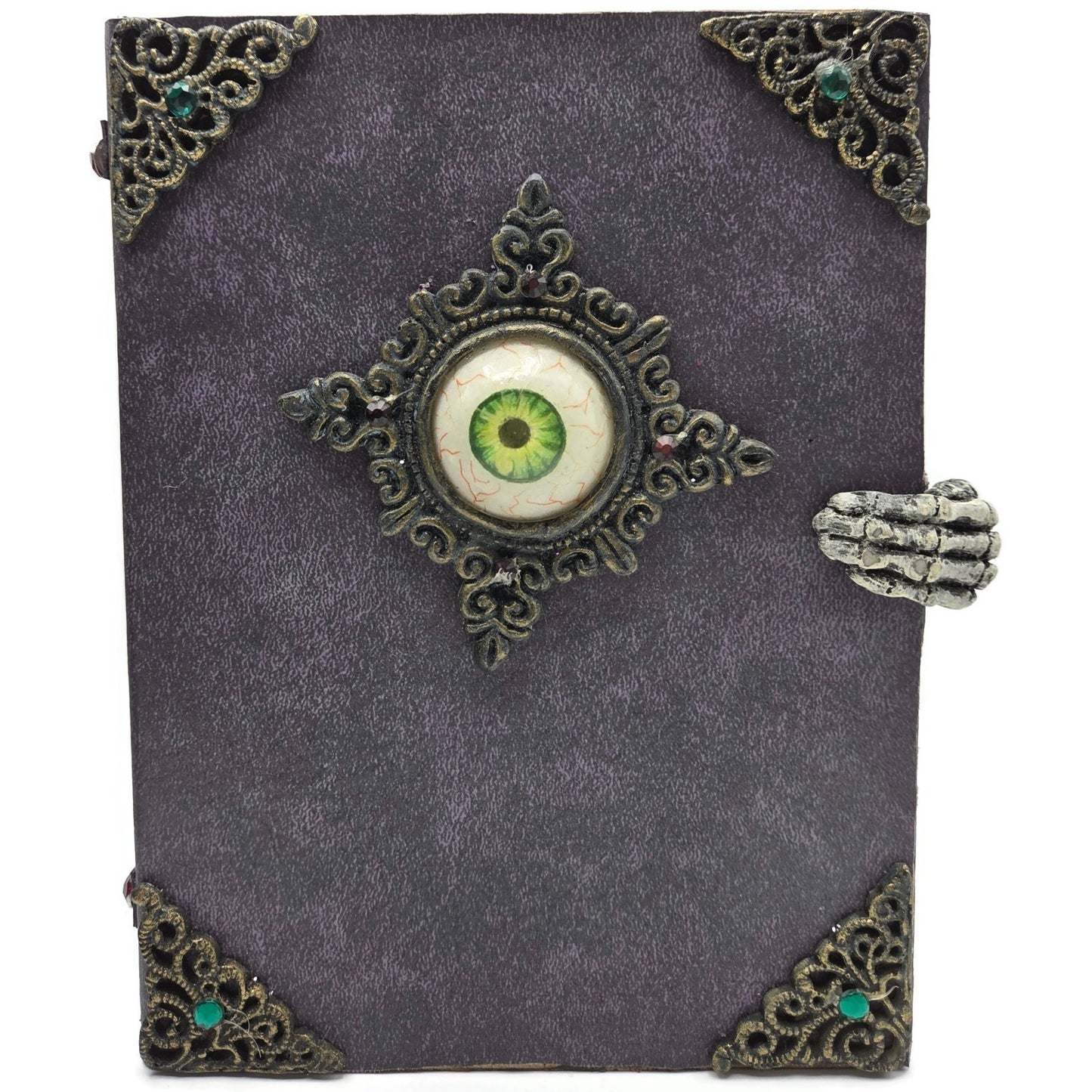 Katherine’s Collection Halloween Skeleton Spell Book Stand Gothic Home Decor
