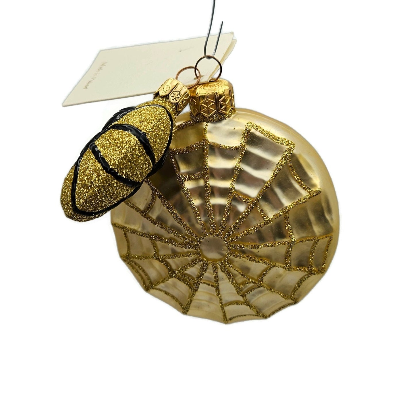 Patricia Breen Victorian Spider Web Gold Halloween Christmas Tree Ornament