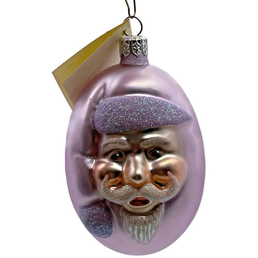 Patricia Breen Jelly Bean Santa Claus Lavender Easter Candy Christmas Ornament