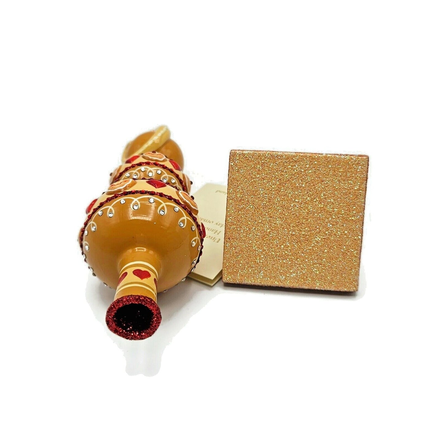 Patricia Breen Miniature Chameleon Finial Gingerbread Christmas Tree Ornament