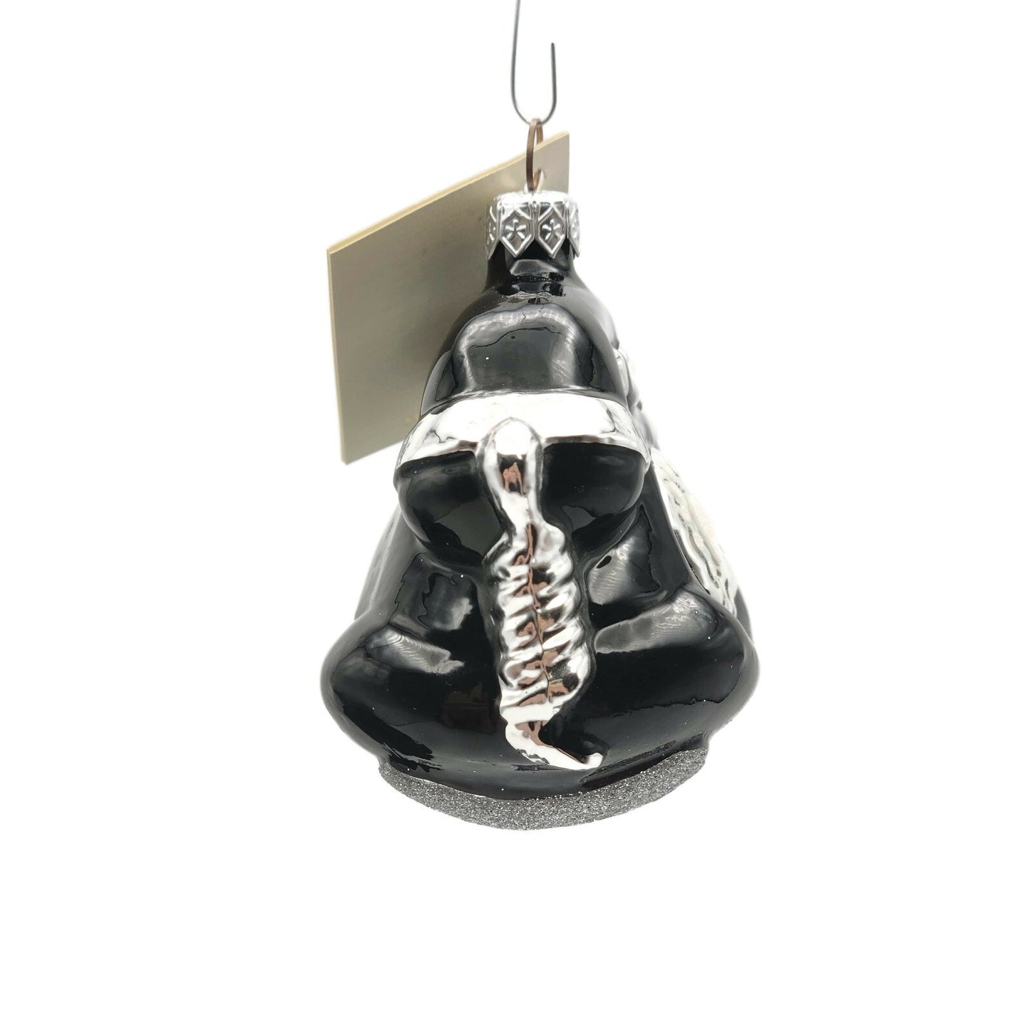 Patricia Breen Fine Phone Black Silver Signed Christmas Holiday Tree Ornament