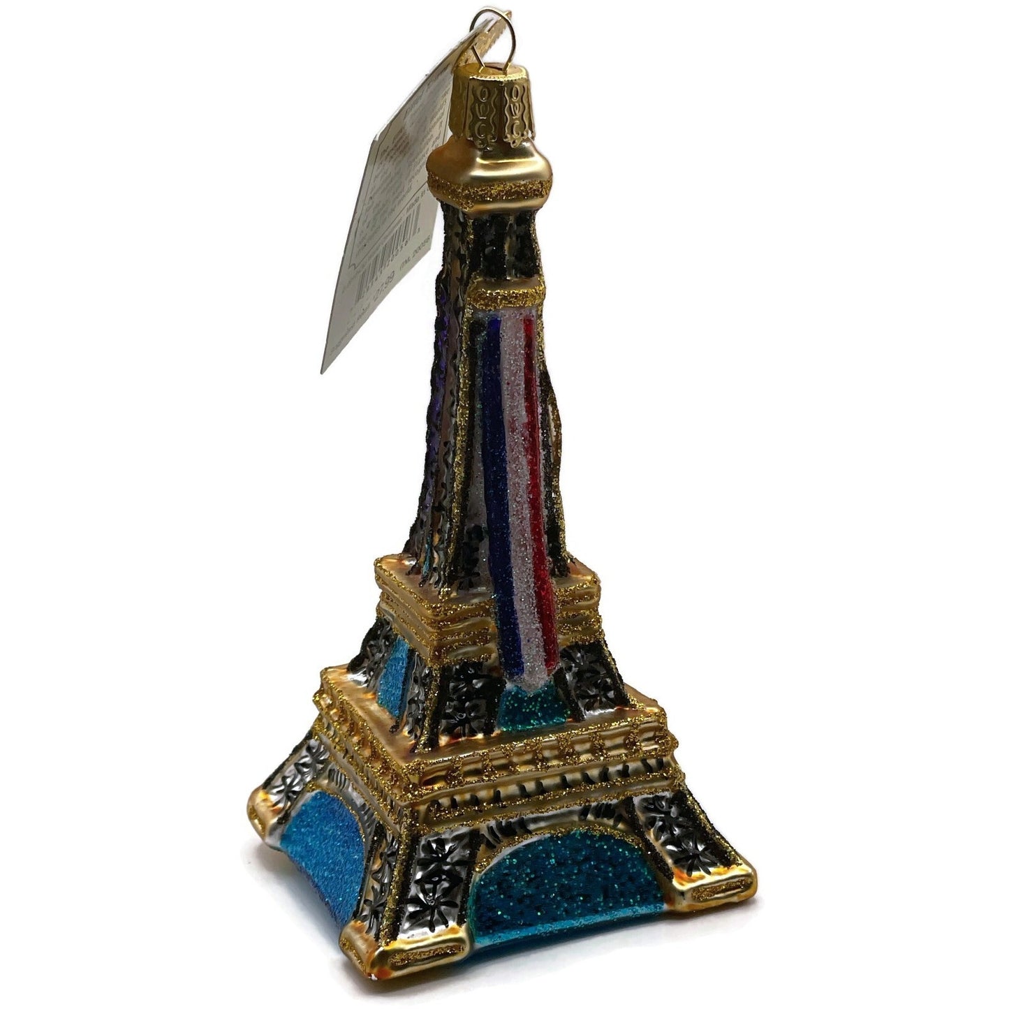 OWC Eiffel Tower Paris Ornament Glass Old World Christmas Holiday Tree Decor