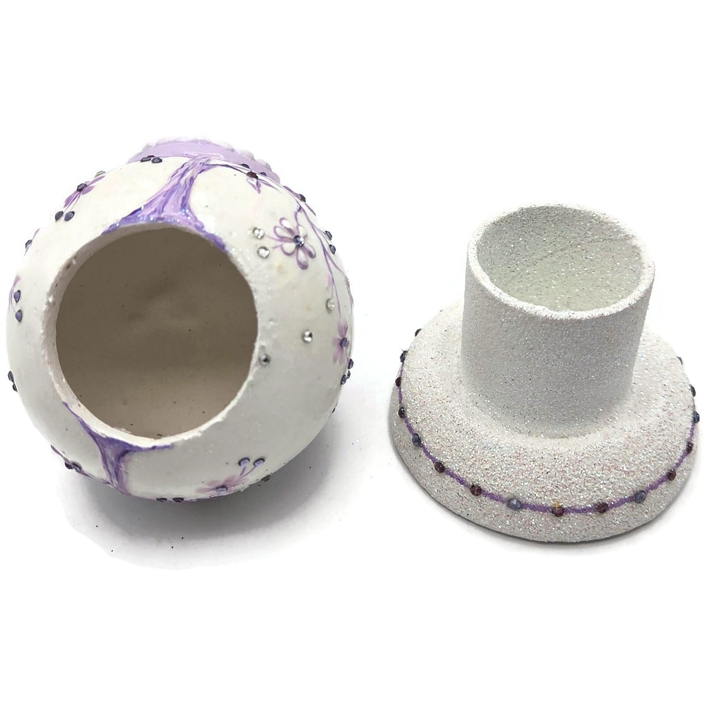 Patricia Breen Chameleon Cachette Lavender Flowers Spring Christmas OOAK CO