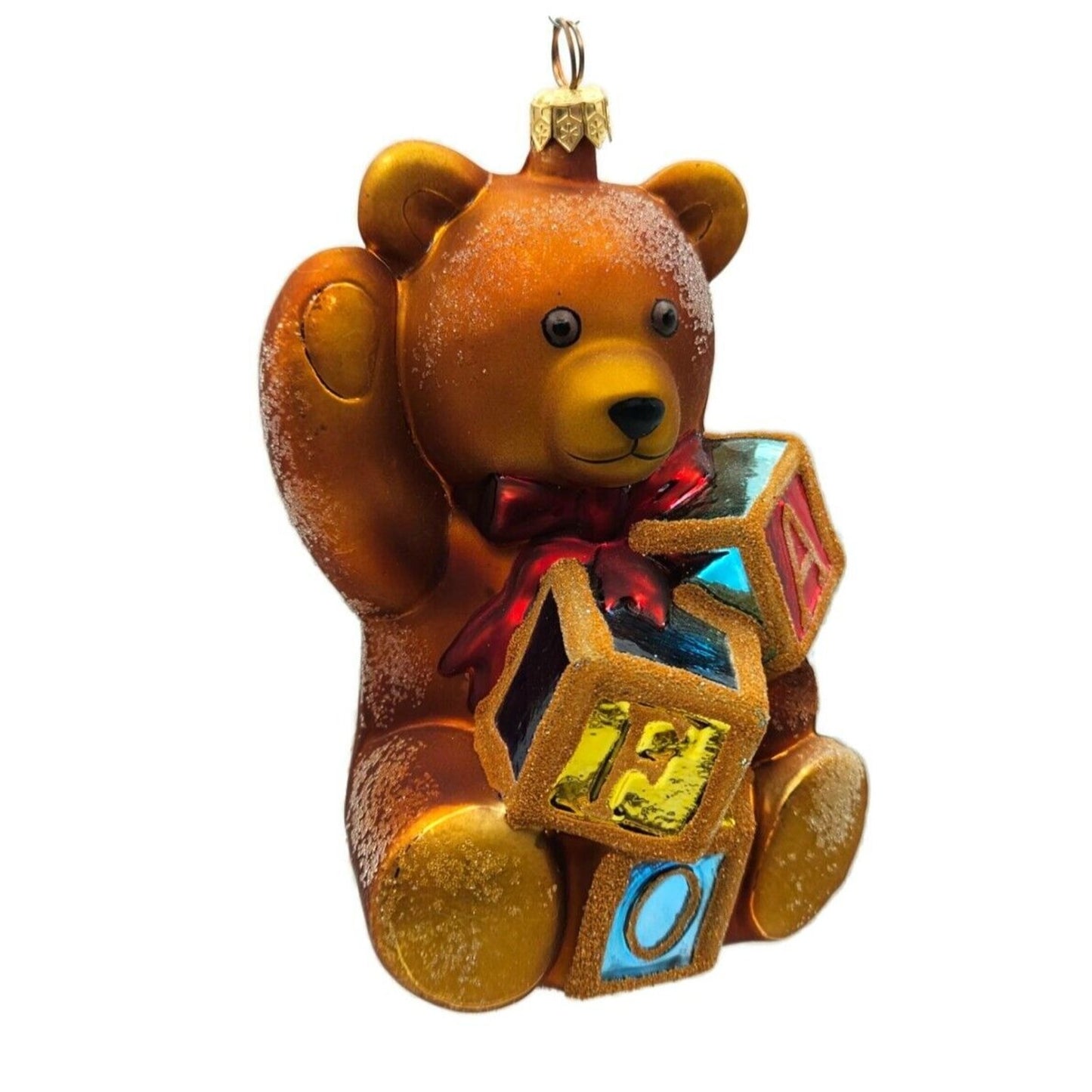 Christopher Radko FAO Schwartz Bear Christmas Holiday Tree Ornament 97-FAO-04