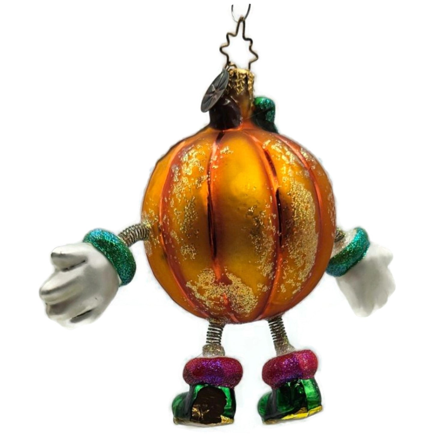 Christopher Radko Tricky Treats Pumpkin Halloween Christmas Tree Ornament