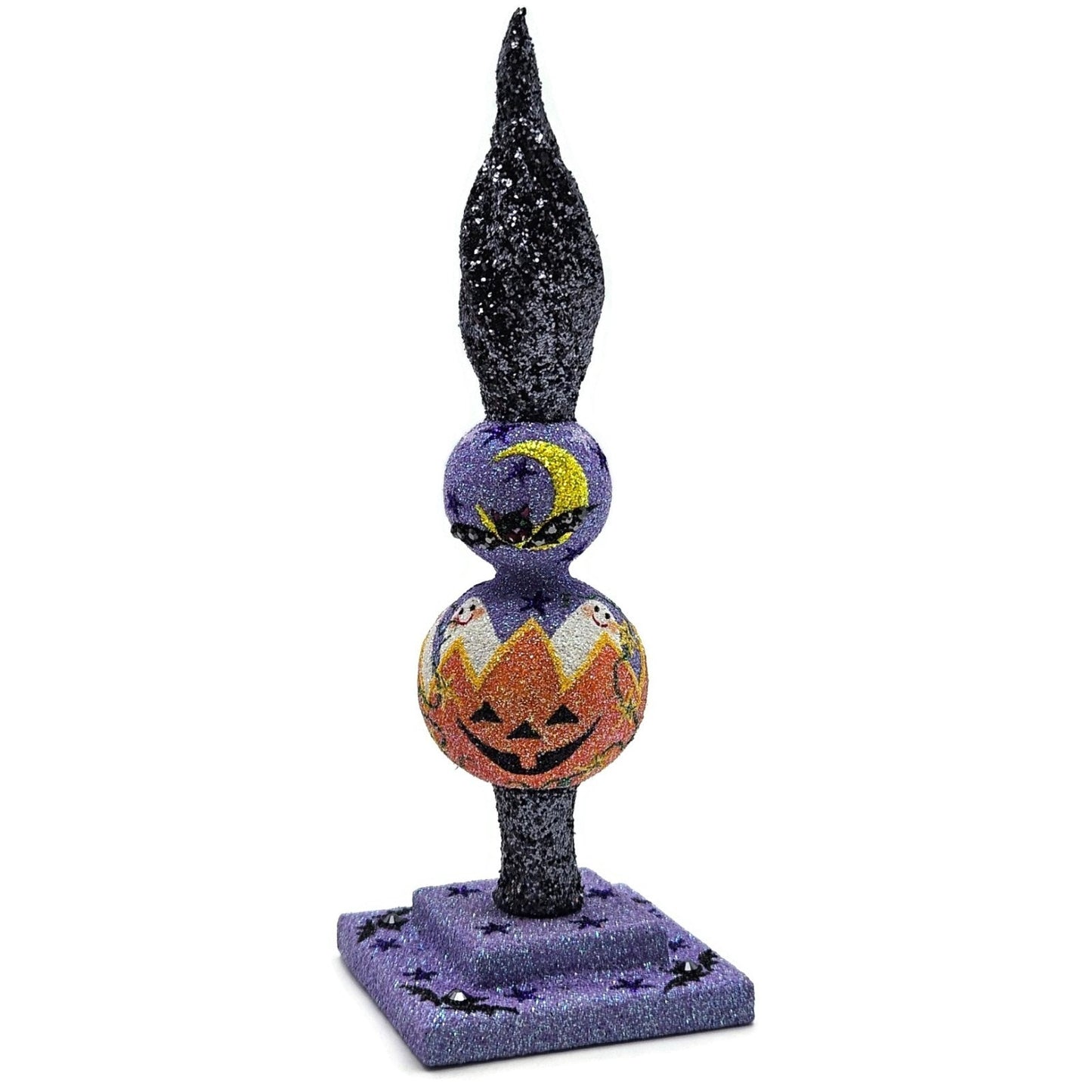 Patricia Breen Ultra Miniature Finial Pumpkin Bat Stars Halloween Ornament