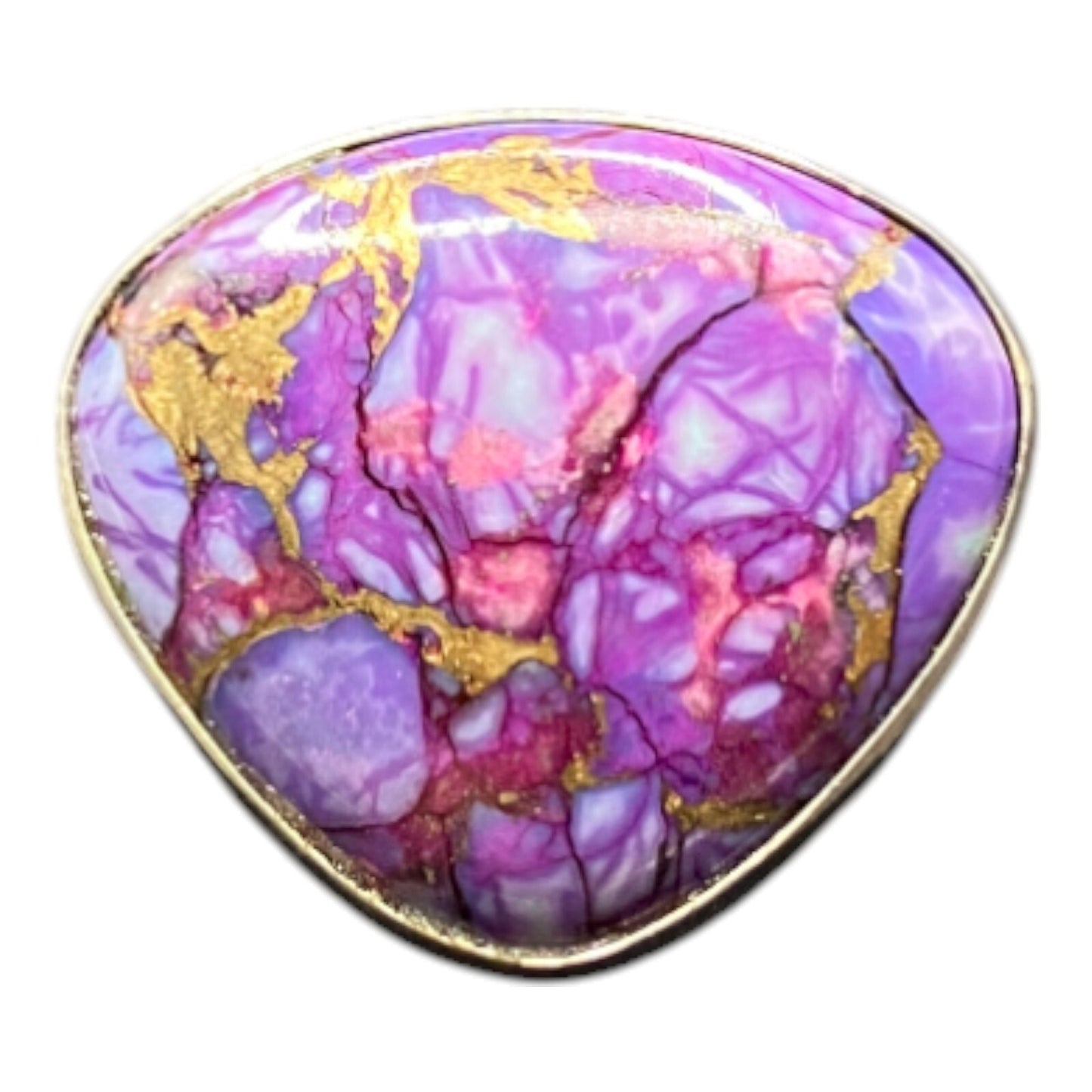 Turquoise Ring 925 Sterling Silver DTR Desert Rose Trading Jay King Purple 7.5