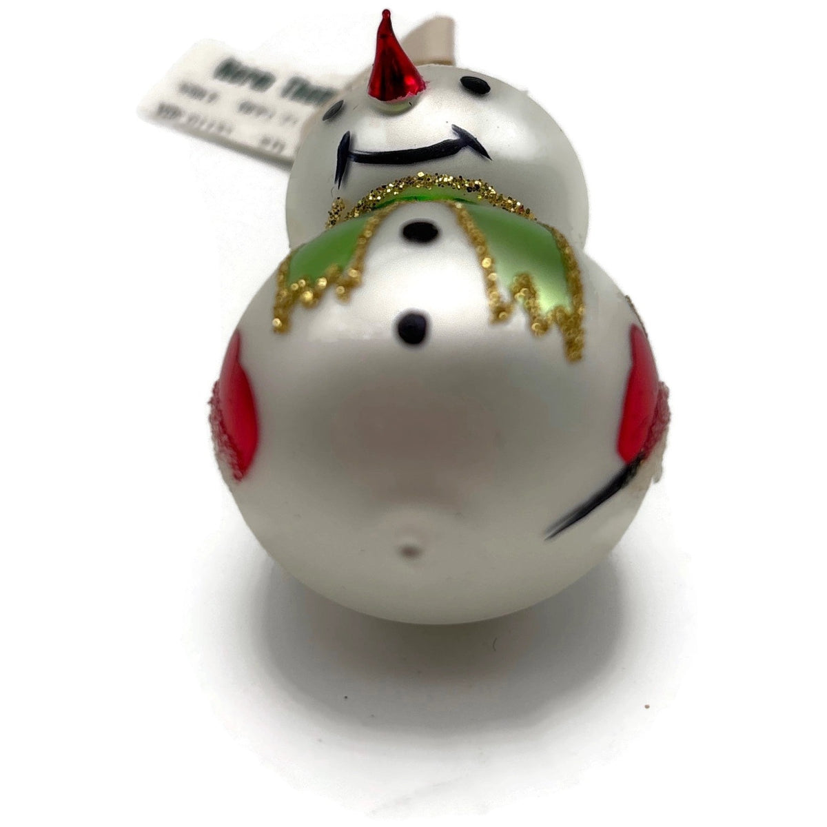 Department 56 Miniature Snowman White Poland Christmas Tree Ornament