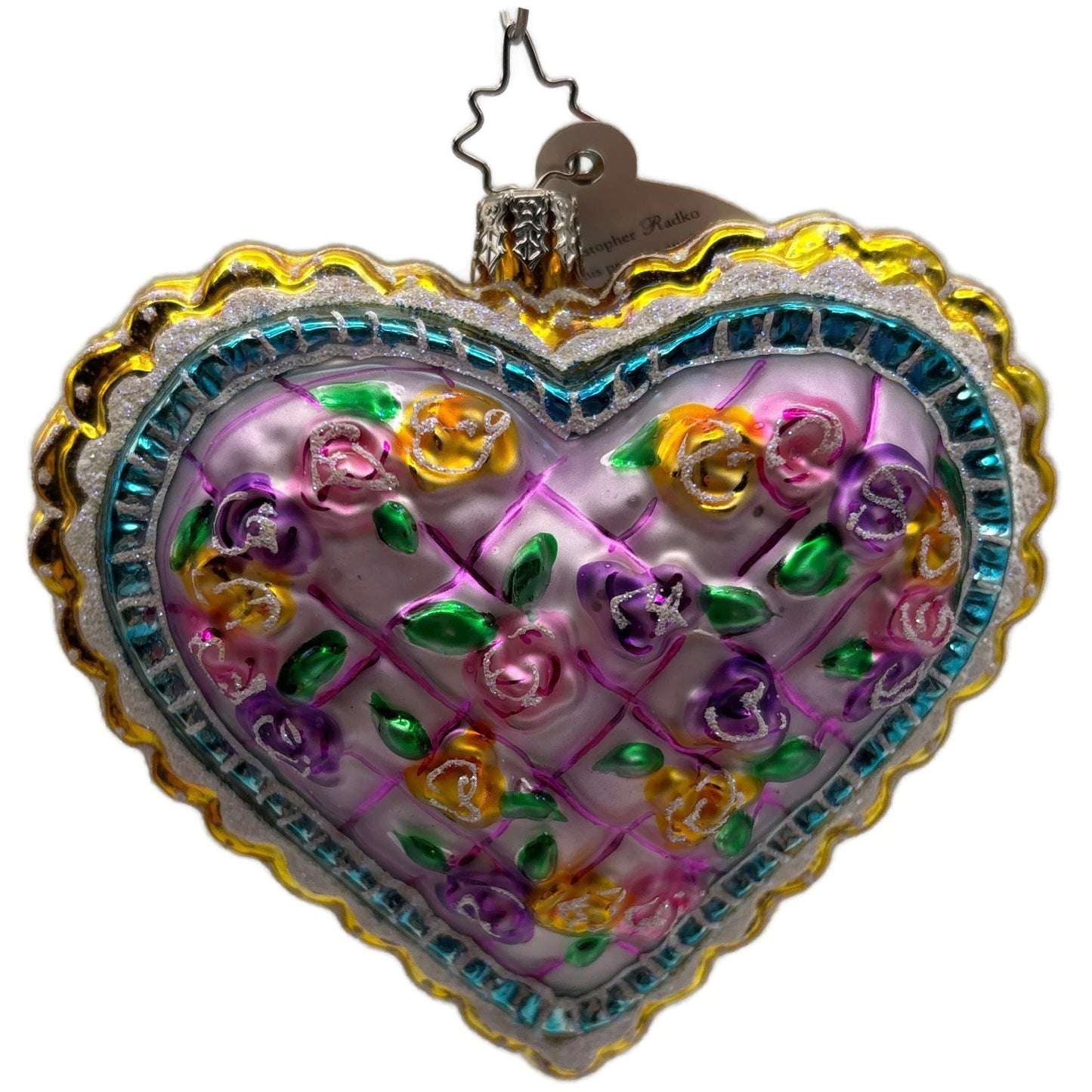 Christopher Radko Soft On Mom 20th Anniversary Christmas Tree Ornament 1011347