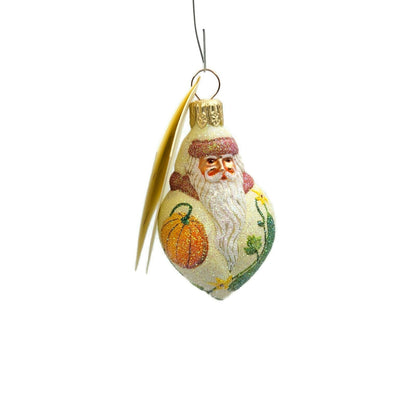 Patricia Breen Miniature Santa Poeticus Gourds Fall Christmas Tree Ornament