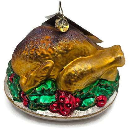 Christopher Radko Turley Time Platter Thanksgiving Dinner Christmas Ornament