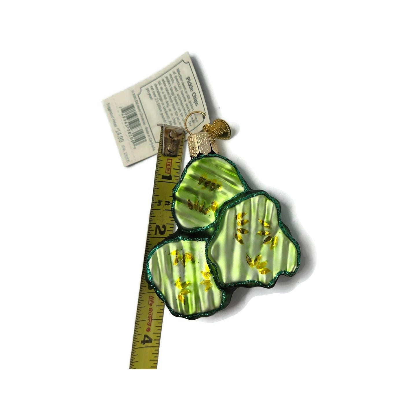 Pickle Chips Ornament: Old World Christmas Green Vegetable OWC
