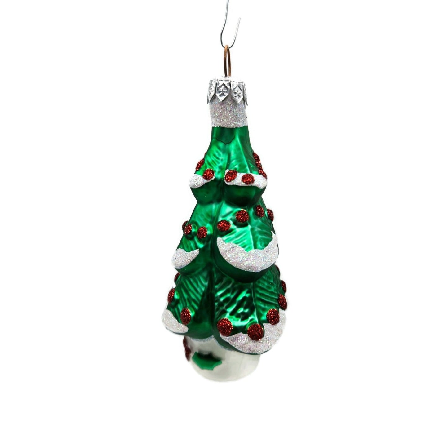 Patricia Breen Classic Tree Red Ornaments Glittered Christmas Holiday Ornament