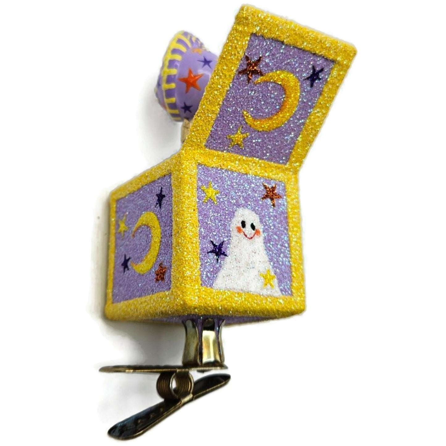Patricia Breen Pop! Goes the Chameleon Purple Halloween Clip On Ornament CATZ