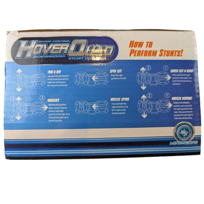 Mindscope Hover Quad Sidewinding Stunt Car Remote Control LED Lights Green NEW