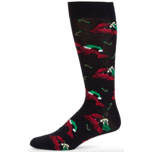 Davco Christmas Socks Crab Santa Claus Mistletoe Candy Canes Stocking Stuffers