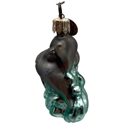 Christopher Radko Dolphin Duo Little Gems Nautical Christmas Ornament 00-510-0
