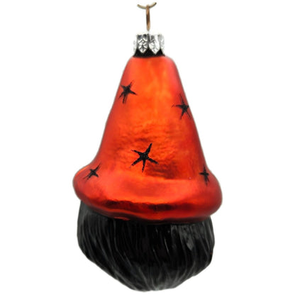 Patricia Breen Witch Hazel Orange Hat Black Cat Halloween Christmas Ornament