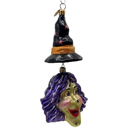 Christopher Radko Witch Topper Halloween Christmas Hat Ornament 02-0041-0