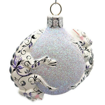 Patricia Breen Once Again for James Chinoiserie Violet Christmas Tree Ornament