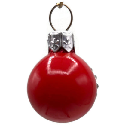 Patricia Breen Anniversary Ball 15 Red Micro Mini Christmas Tree Ornament HCB
