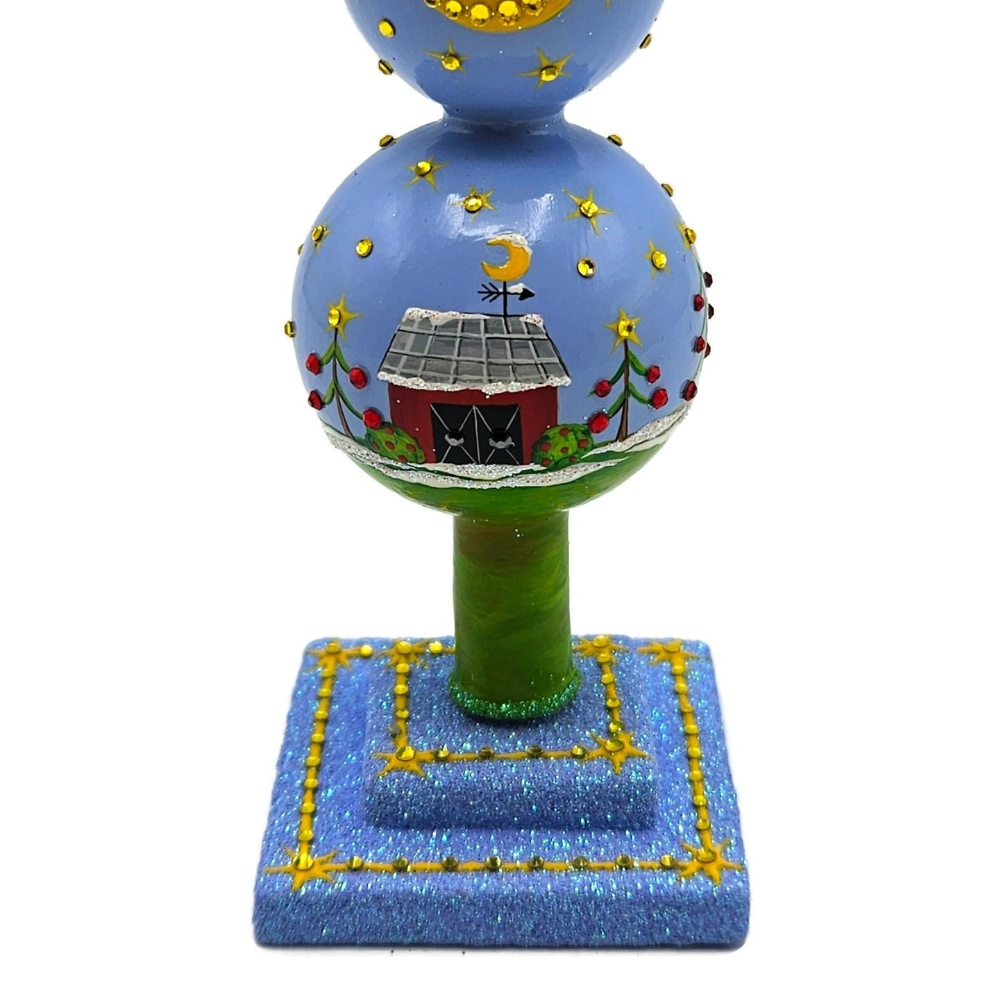 Patricia Breen Miniature Chameleon Finial The Cow Jump Over the Barn Tree Topper