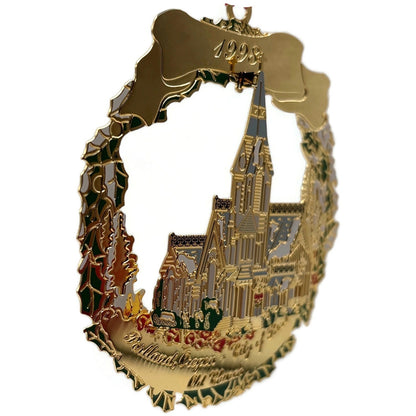 Portland Ornament 1998 The Old Church Gold Plated Michael Allen Harrison CD
