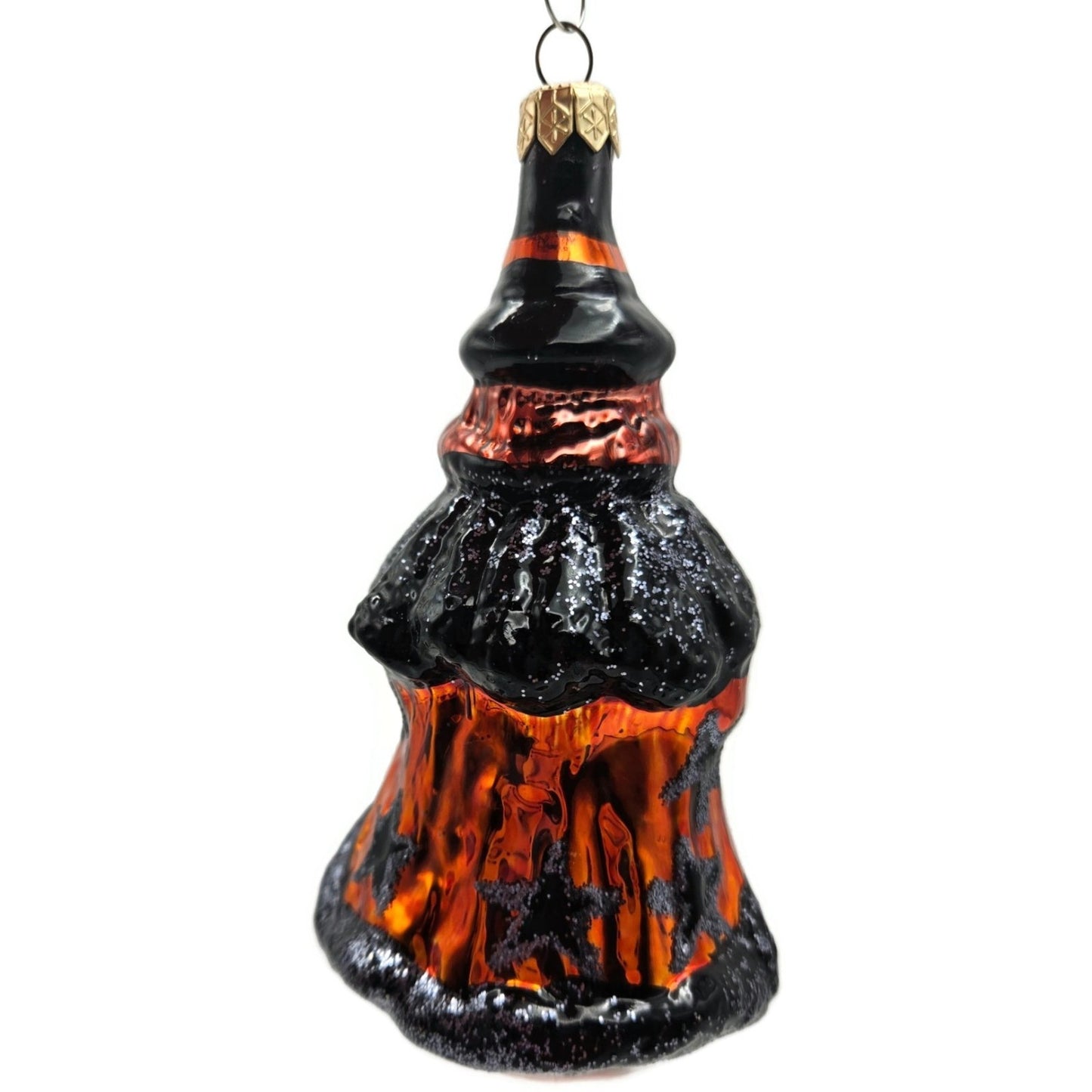 Christopher Radko Witch Orange Stars Dress Halloween Christmas Tree Ornament
