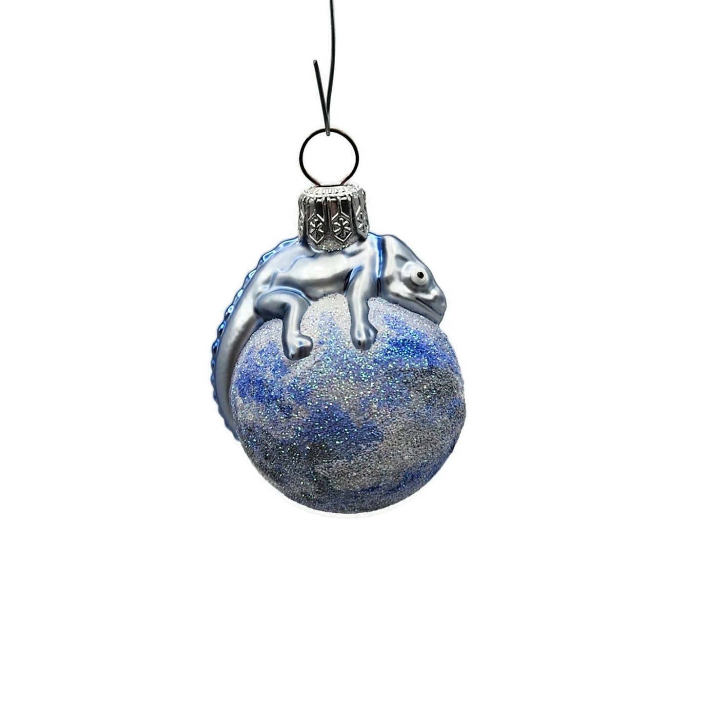 Patricia Breen Miniature Chameleon Surprise Clouds Christmas Tree Ornament