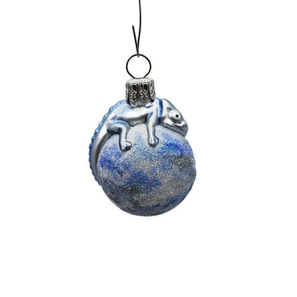 Patricia Breen Miniature Chameleon Surprise Clouds Christmas Tree Ornament