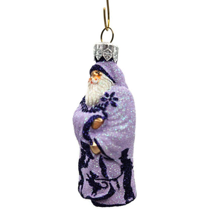 Patricia Breen Mini Redoute Santa Lavender Silhouettes Christmas Ornament 2426