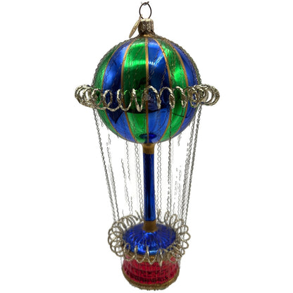 Christopher Radko Cloud Bound Hot Air Balloon Christmas Tree Ornament 01-0951-0