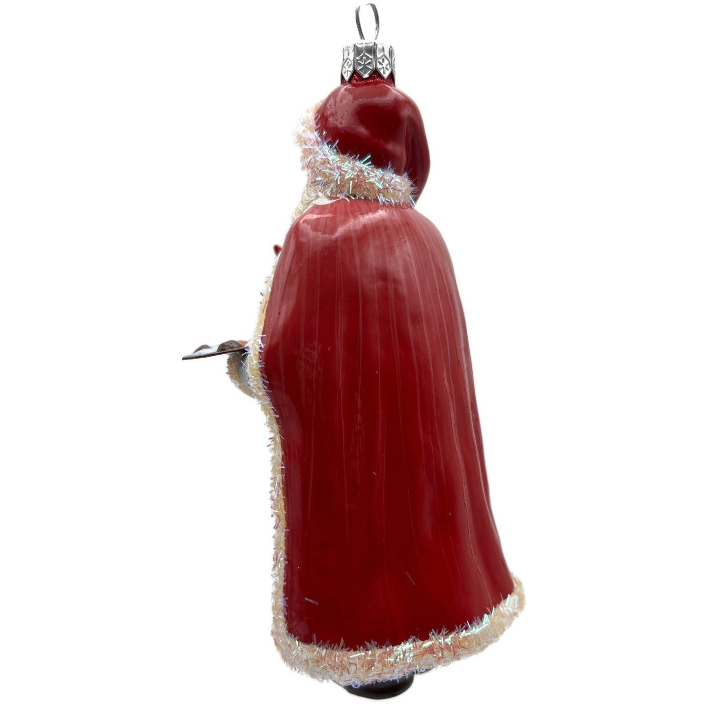 Patricia Breen Sandvika Santa Red Artistic Scene Christmas Tree Ornament AIC