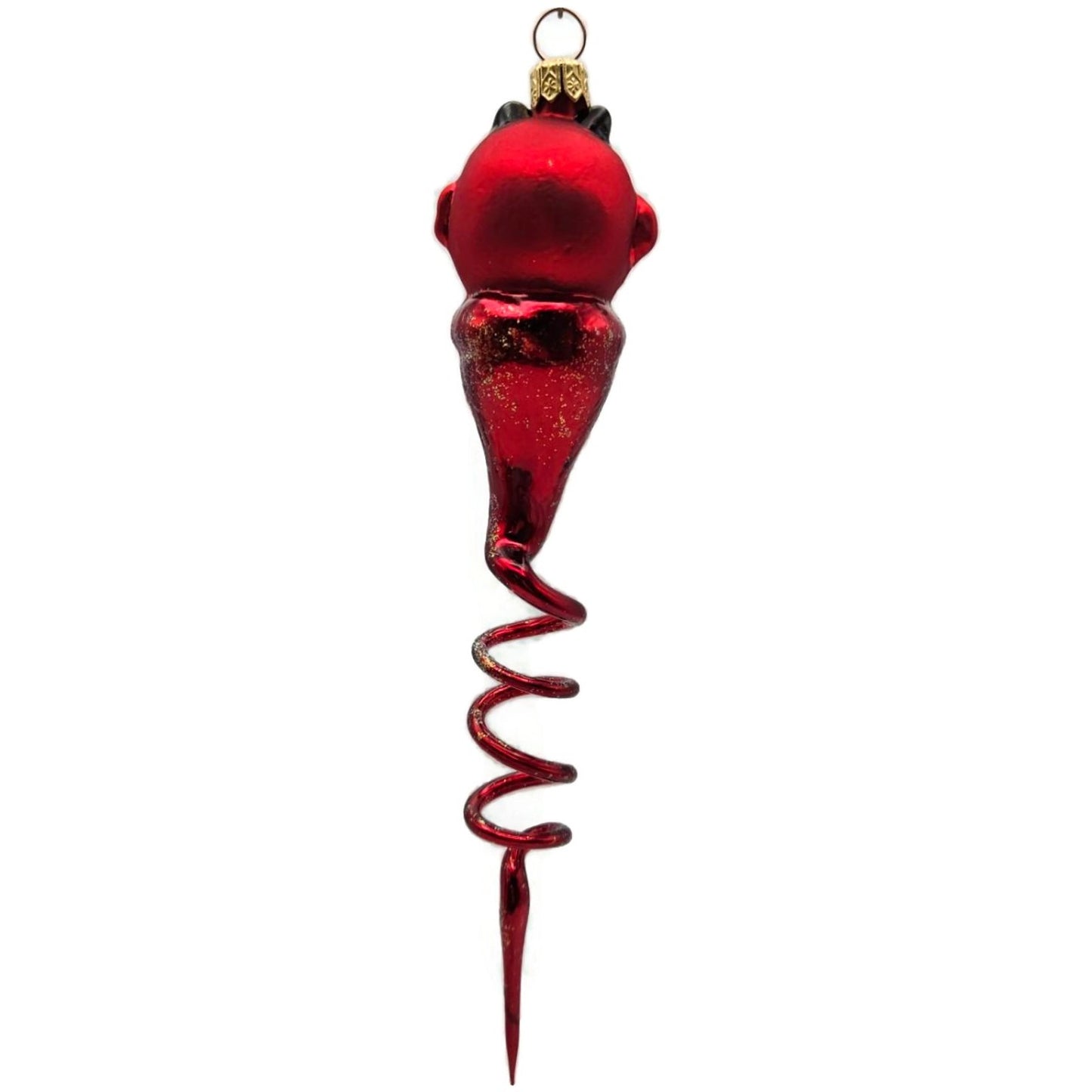 Christopher Radko Tricks for Treats Spiral Devil Red Halloween Ornament 98-047-0