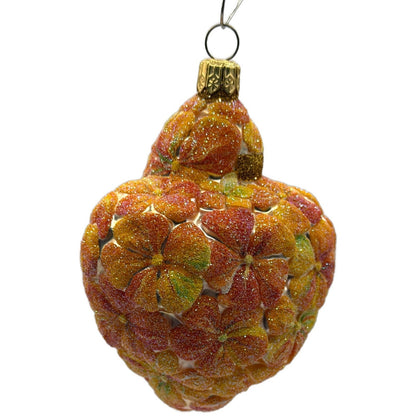 Patricia Breen Heart For Henry Nasturtium Orange Flower Santa Spring Ornament