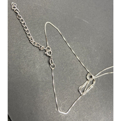 Black Onyx Teadrop Pendant Marcasite 925 Sterling Silver Box Chain Necklace GIE