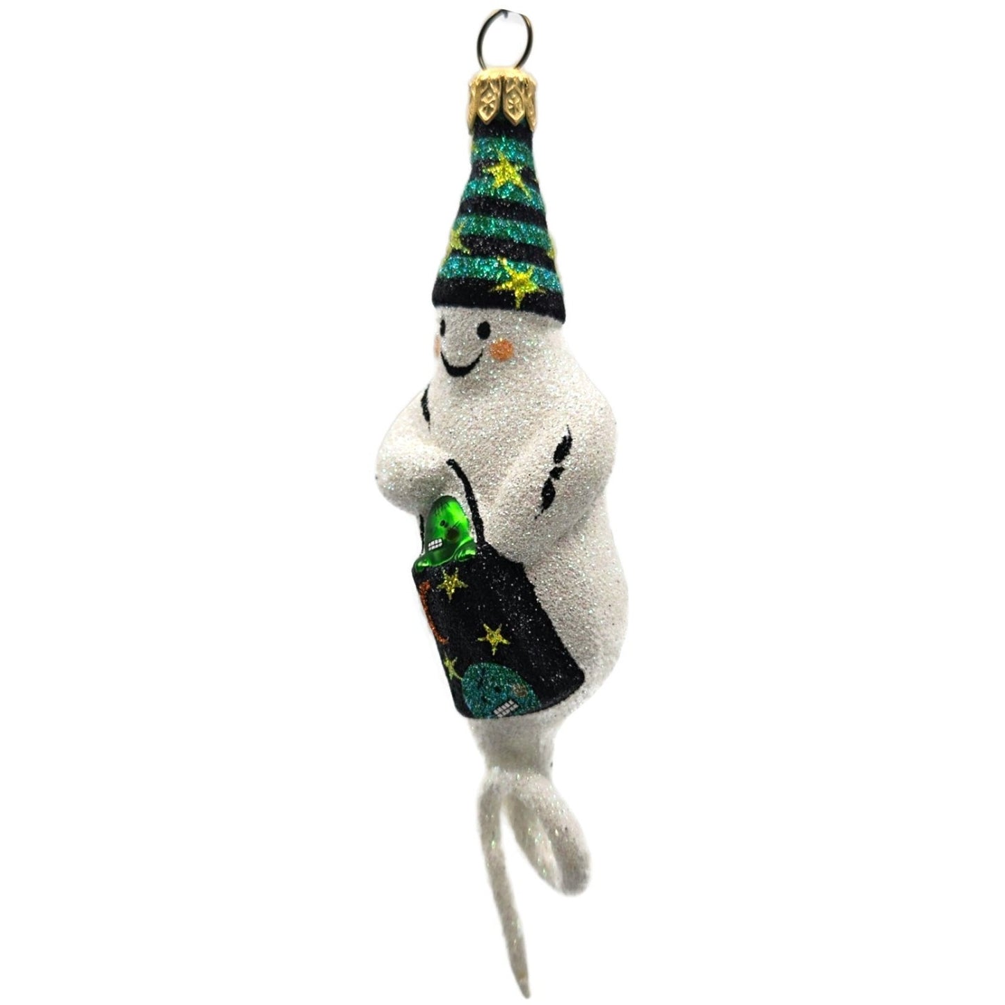 Patricia Breen Halloween Trickster Frankenstein Green Ghost Christmas Ornament