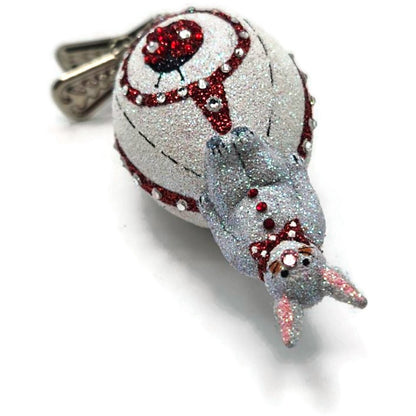 Patricia Breen Sitting Pretty Ladybugs White Red Clip On Easter Holiday Ornament