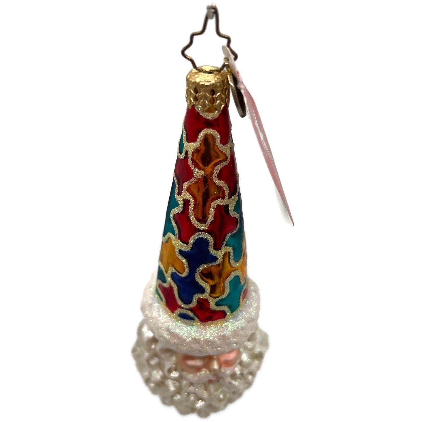 Christopher Radko Courageous Cringle Santa Christmas Tree Ornament 1014999